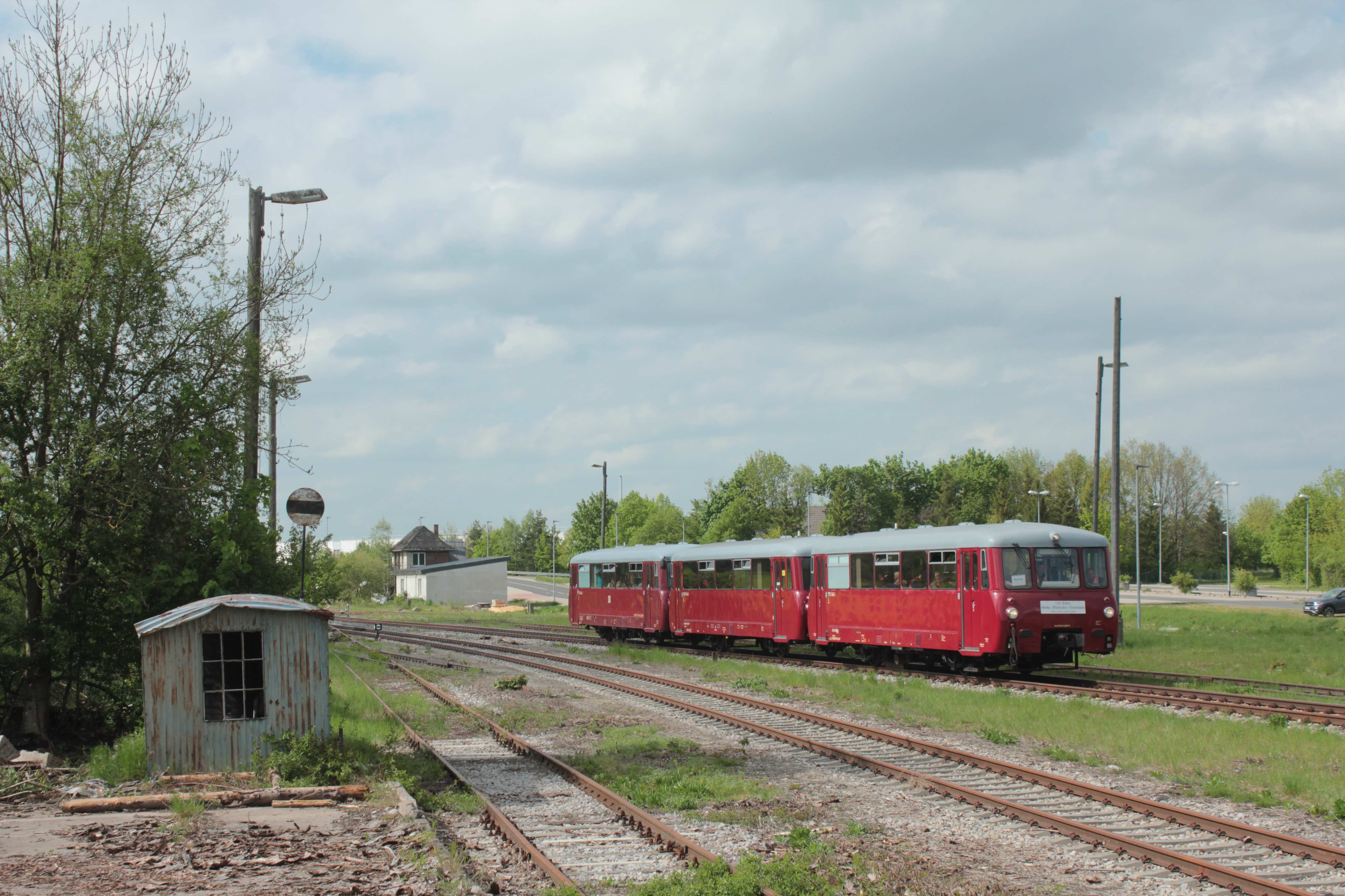 Einfahrt des DRC 77121 am 9.5.2026 nach Ohrdruf.